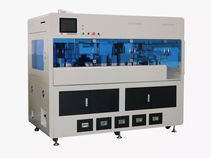 高压线五工位剥皮切翻一体机