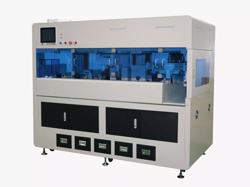 高压线五工位剥皮切翻一体机