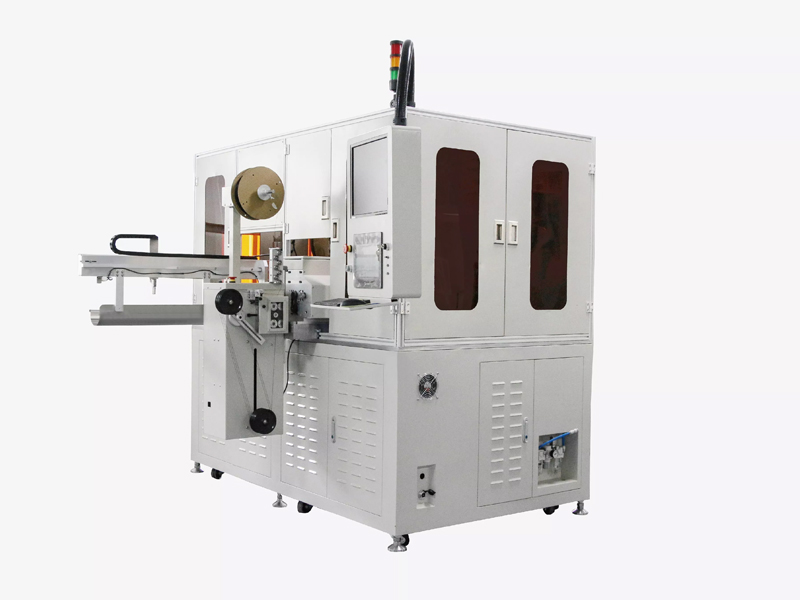 全自动同轴线芯线点锡双头打端机