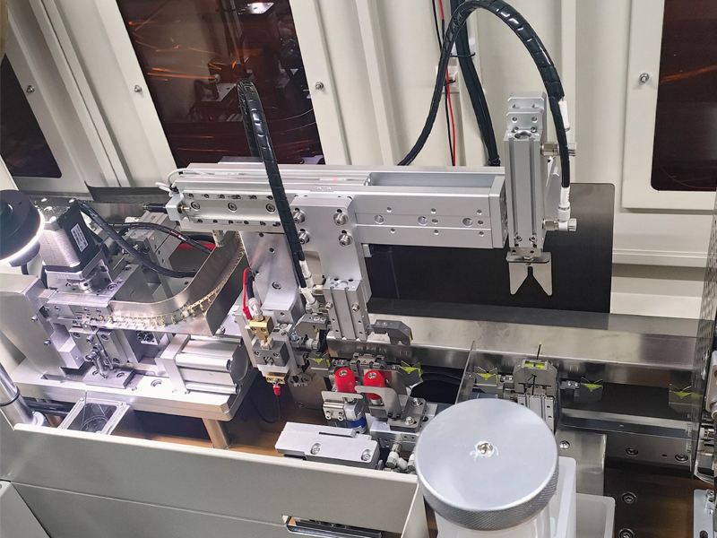 全自动同轴线打端浸锡机