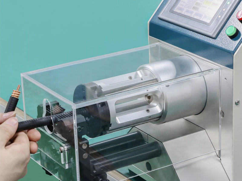 半自动同轴剥线机